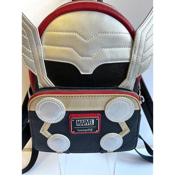 Marvel Loungefly Disney Thor Pixar Classic Cosplay Mini Bag Backpack One Size - Picture 2 of 11